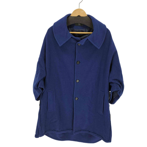 ワイズ Ys ナイロン混 ドルマンスリーブ ウールステンカラーコート メンズ JPN:2