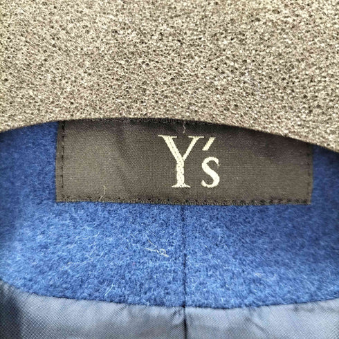 ワイズ Ys ナイロン混 ドルマンスリーブ ウールステンカラーコート メンズ JPN:2