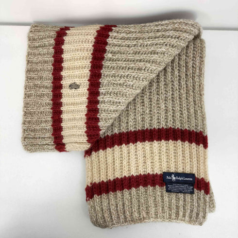 ポロラルフローレン POLO RALPH LAUREN ポニー刺繍 ウール マフラー メンズ