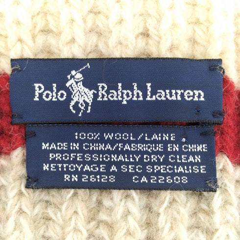 ポロラルフローレン POLO RALPH LAUREN ポニー刺繍 ウール マフラー メンズ
