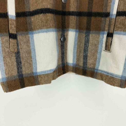 ザラ ZARA Wool blend Italian fabric Overshirt ウール混 イタリアンファブリック オーバー シャツ レディース import:XS