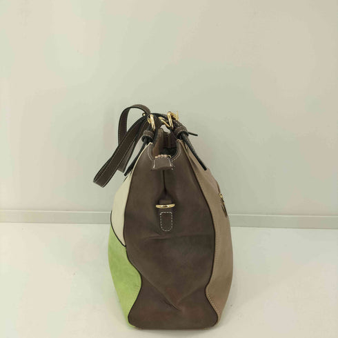 グッシオ GUSCIO マルチカラー レザー トートバッグ ショルダーバッグ 2WAY レディース