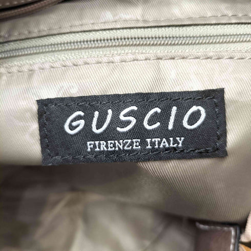 グッシオ GUSCIO マルチカラー レザー トートバッグ ショルダーバッグ 2WAY レディース