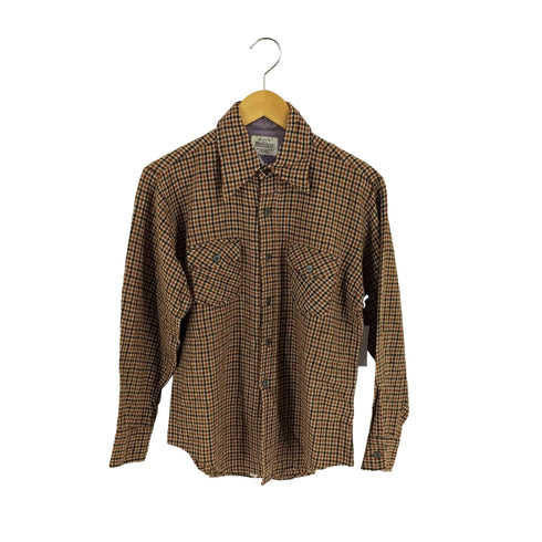 Woolshire 70S 韓国製 チェックネルシャツ メンズ import:M