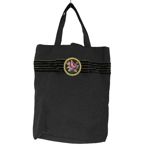 kuge michiko プチポアン 刺繍 ハンドバッグ レディース