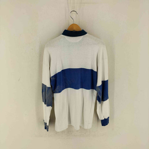 ベネトン BENETTON 80-90s イタリア製 ラガーシャツ メンズ import:XL
