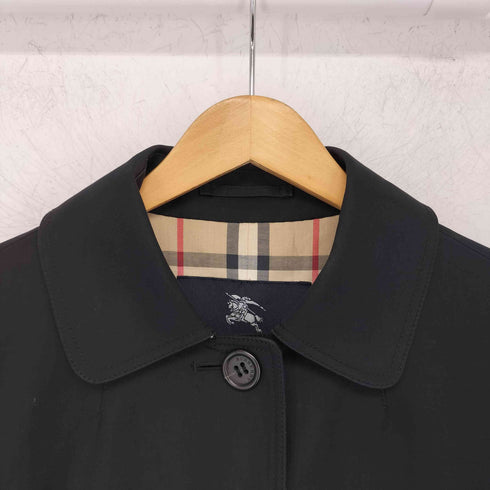 バーバリーロンドン BURBERRY LONDON 裏地ノバチェック ステンカラーコート レディース JPN:11号
