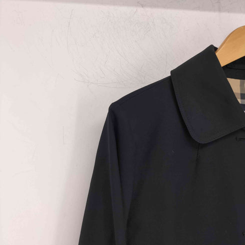 バーバリーロンドン BURBERRY LONDON 裏地ノバチェック ステンカラーコート レディース JPN:11号