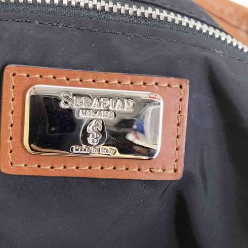 セラピアン SERAPIAN レザーハンドル キャンバス トートバッグ メンズ