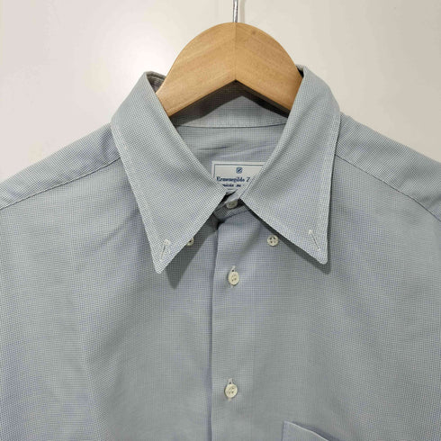 エルメネジルドゼニア Ermenegildo Zegna スペイン製 L/S ボタンダウンシャツ メンズ
