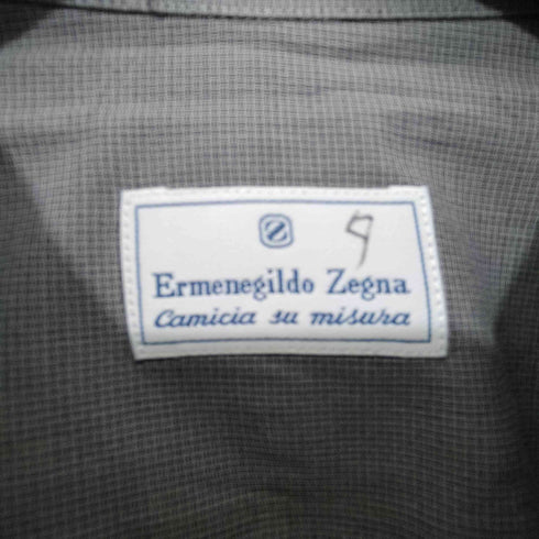 エルメネジルドゼニア Ermenegildo Zegna スペイン製 L/S レギュラーカラーシャツ メンズ