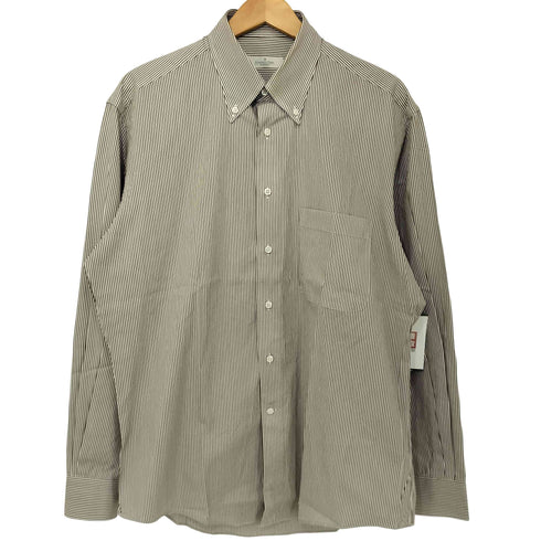 エルメネジルドゼニア Ermenegildo Zegna ストライプ L/S ボタンダウンシャツ メンズ