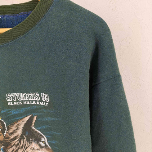 USA製 1998 STURAGIS BLACK HILLS RALLY SWEATSHIRT メンズ import:L