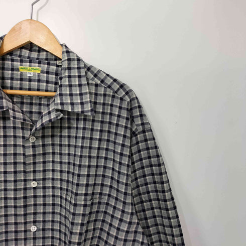 マルセルラサンス MARCEL LASSANCE フランス製 コットンオープンカラーシャツ メンズ JPN:XL