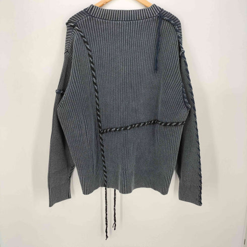 ハレ HARE 24AW ピグメント ステッチ ニット カーディガン メンズ FREE