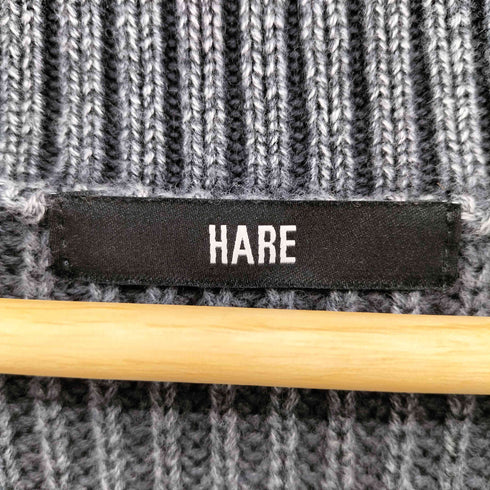 ハレ HARE 24AW ピグメント ステッチ ニット カーディガン メンズ FREE