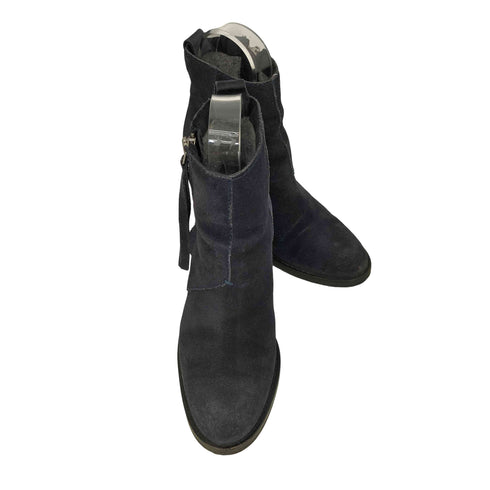 アクネストゥディオズ ACNE STUDIOS サイドジップ スエード ショートブーツ レディース EUR:36