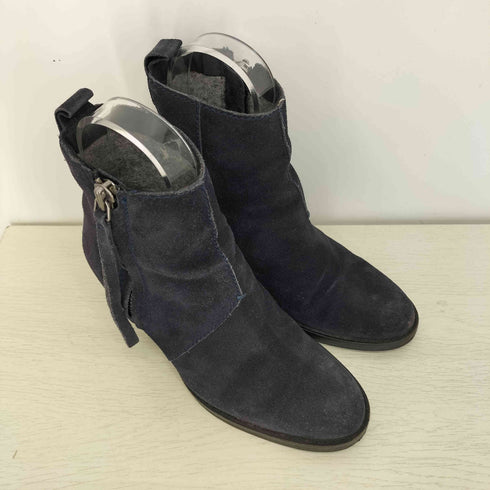アクネストゥディオズ ACNE STUDIOS サイドジップ スエード ショートブーツ レディース EUR:36