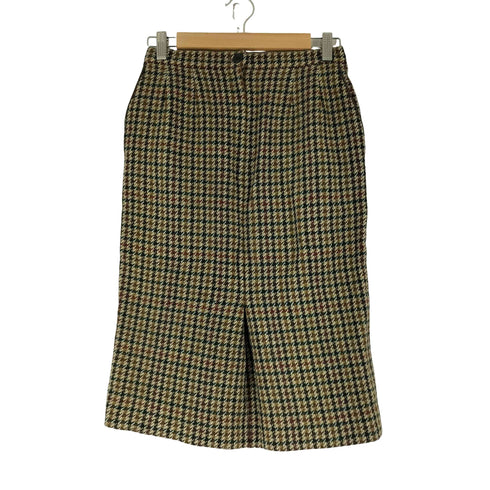 バーバリーズ BURBERRYS ウール100総柄スカート レディース