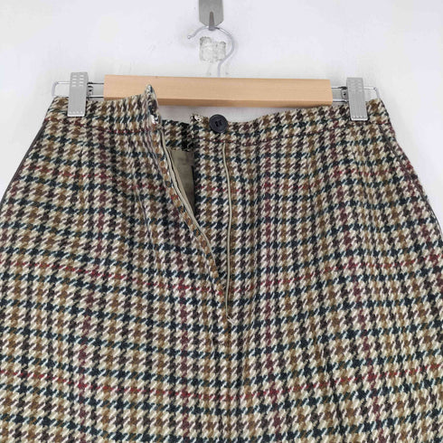 バーバリーズ BURBERRYS ウール100総柄スカート レディース