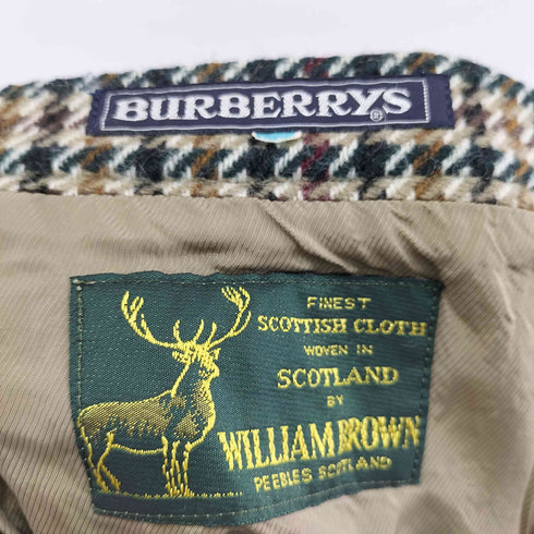 バーバリーズ BURBERRYS ウール100総柄スカート レディース