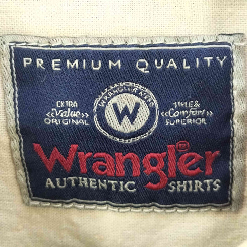 ラングラー Wrangler チェックレギュラーカラーシャツ メンズ