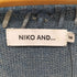 ニコアンド niko and... ダメージ フェード ニット カーディガン メンズ JPN:M