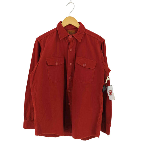 DEERSKIN 80-90s シャモアクロスダブルポケットシャツ メンズ