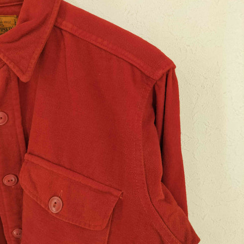 DEERSKIN 80-90s シャモアクロスダブルポケットシャツ メンズ