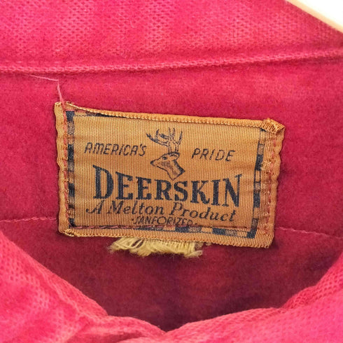 DEERSKIN 80-90s シャモアクロスダブルポケットシャツ メンズ