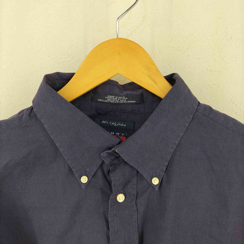 トミーヒルフィガー TOMMY HILFIGER 00S ワンポイント刺繍 ボタンダウンシャツ メンズ import:XL