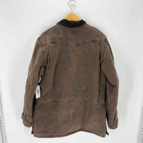 カーハート Carhartt 裏地ブランケット ダック チョアコート ウエスタンヨーク チョコレート メンズ Large Regular
