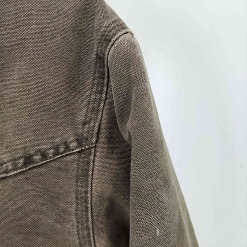 カーハート Carhartt 裏地ブランケット ダック チョアコート ウエスタンヨーク チョコレート メンズ Large Regular