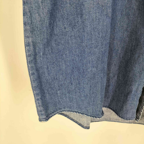 ポロバイラルフローレン Polo by RALPH LAUREN 90S シンガポール製 スモールポニー刺繍 デニム S/S シャツ メンズ import:M