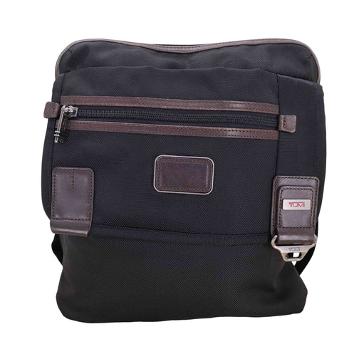 トゥミ TUMI ANNAPOLIS アナポリス ショルダー バッグ レザー 切替 メンズ