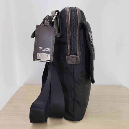 トゥミ TUMI ANNAPOLIS アナポリス ショルダー バッグ レザー 切替 メンズ