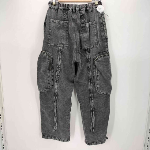 エージェムナイン AGEM/9 .kom 25SS デニム カーゴ パンツ メンズ FREE