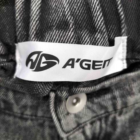 エージェムナイン AGEM/9 .kom 25SS デニム カーゴ パンツ メンズ FREE