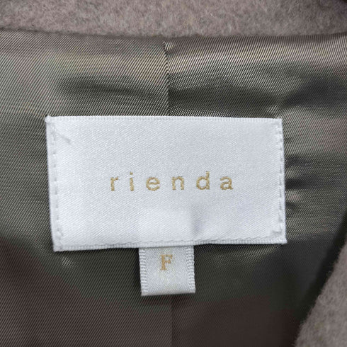 リエンダ rienda 22AW BIGカラーAラインCT レディース FREE