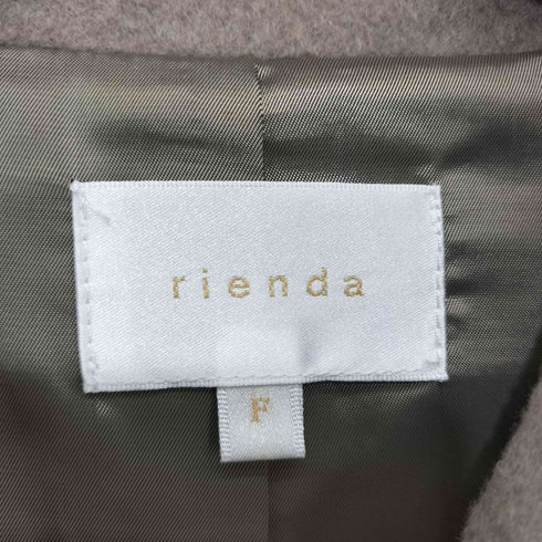 リエンダ rienda 22AW BIGカラーAラインCT レディース FREE