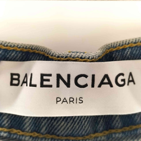 バレンシアガ BALENCIAGA デムナ期 5ポケット ボタンフライ スキニー デニム パンツ メンズ 36