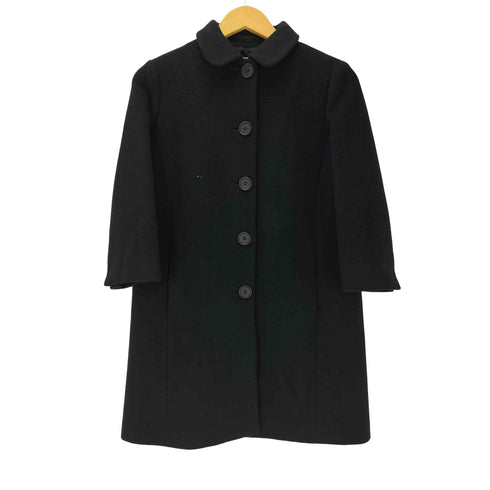 ミュウミュウ miu miu 19AW イタリア製 VIRGIN WOOL CASHMERE バージンウール カシミヤ混 5B ステンカラー コート レディース EUR:38