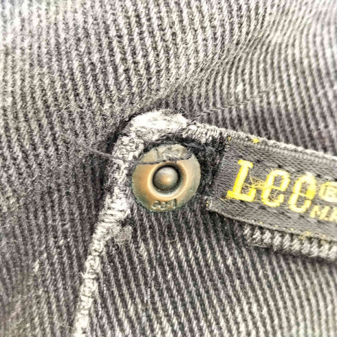 リー Lee 90S ブラック ワイド デニム パンツ メンズ