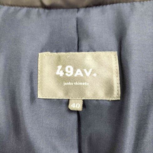 フォーティーナインアヴェニュージュンコシマダ 49AV.Junko Shimada 光沢加工 ダウンコート レディース JPN:40