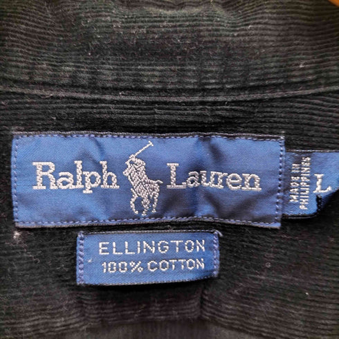ラルフローレン RALPH LAUREN 90S ポニー刺繍 コーデュロイ L/S BD シャツ メンズ import:L