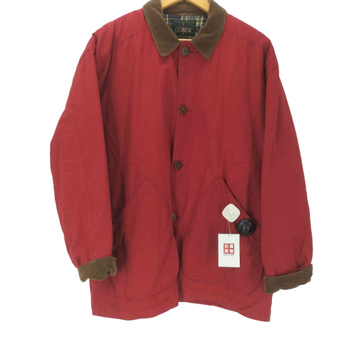 ジェイクルー J.CREW 90S Hunting Jacket 巨人タグ 裏地チェック 襟コーデュロイ ハンティング ジャケット メンズ import:M