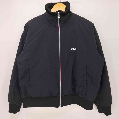 フィラ FILA リバーシブル ボア エコファー ブルゾン レディース JPN:L