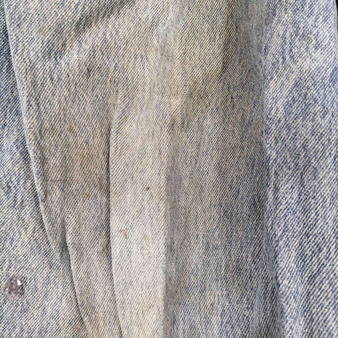 メイソンプリンス mason prince VINTAGE加工 レザーパッチ ワイドデニムパンツ メンズ JPN:3