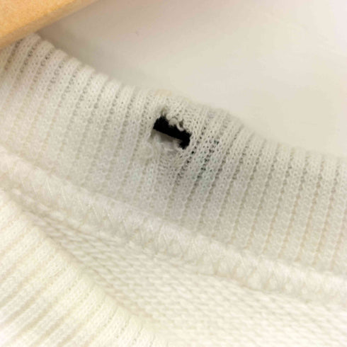 チャンピオン Champion バータグ復刻 目あり フロントプリント クルーネック スウェットシャツ メンズ import:L