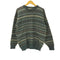 Nor`Easterly Scotland Fair Isle Sweater Knit スコットランド製 総柄 PURE NEW WOOL ウール フェアアイル ニット セーター メンズ 42
